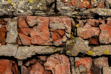 Background from old cracked stone