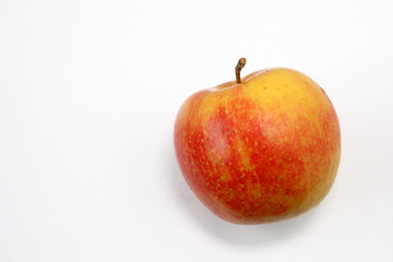 red apple isolated on white background