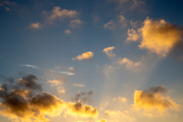 Obraz premium sunset in the sky