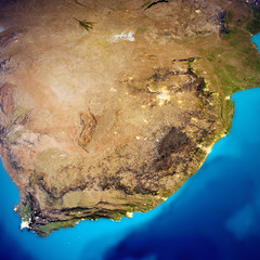 Naklejka premium South Africa map