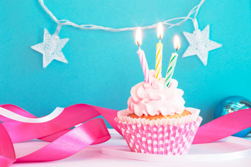 Birthday cupcake
