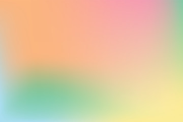 Smooth and blurry colorful gradient mesh background.