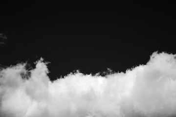 smoke on black background