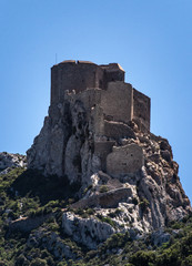 Fototapeta na wymiar Burg Queribus