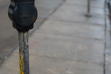 Parking Meter in the rain