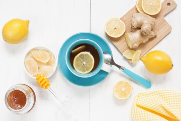 Lemon ginger tea