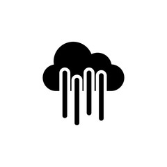 rainly cloud icon. Element of weather illustration. Signs and symbols can be used for web, logo, mobile app, UI, UX