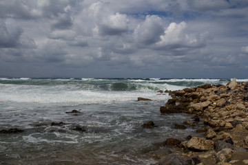 Coast of the sea, Crete, Greece