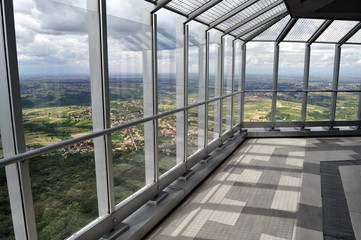 Fototapeta premium Observation Deck on Avala Mountain, Serbia