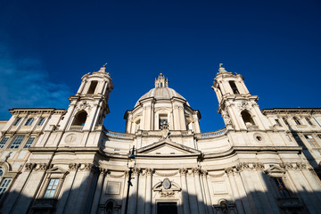Fototapeta premium Sant'Agnese in Agone church on Navona square in Rome, Italy