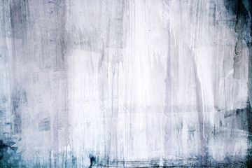 White dripping paint dripping on a surface, abstract background or texture