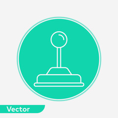 Joystick vector icon sign symbol