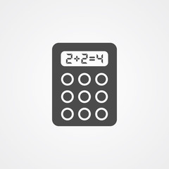 Calculator vector icon sign symbol