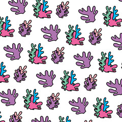 color exotic seaweed nature plant background