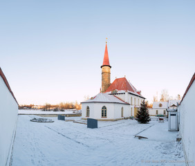 Priory Palace, Gatchina, winter