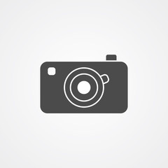 Camera vector icon sign symbol