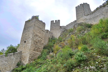 Fototapeta na wymiar Golubac Fortress in Serbia