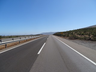 carretera recta