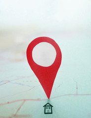 House search and red map locator
