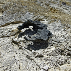 Landscape while climbing to the top of Aconcagua in Argentina.
