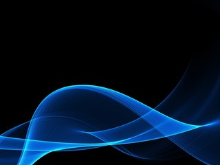 Abstract background, blue waved lines for brochure, website, flyer design