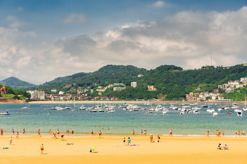 Fototapeta premium San Sebastian, Pais Vasco, Spain