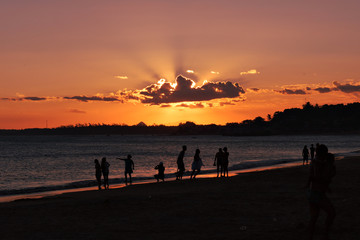 Por do Sol em Ubu - ES