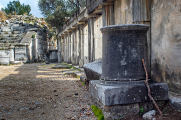 Entrance of Priene ancient theater