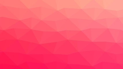 Coral Pink Trendy Low Poly Backdrop Design
