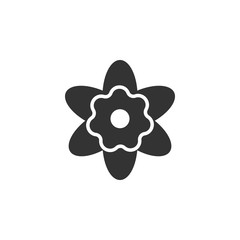 Fototapeta premium Daffodil icon. Element of Easter holidays for mobile concept and web apps. Detailed Daffodil icon can be used for web and mobile