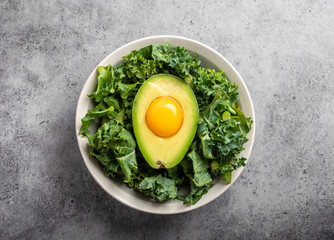 Keto diet balanced concept