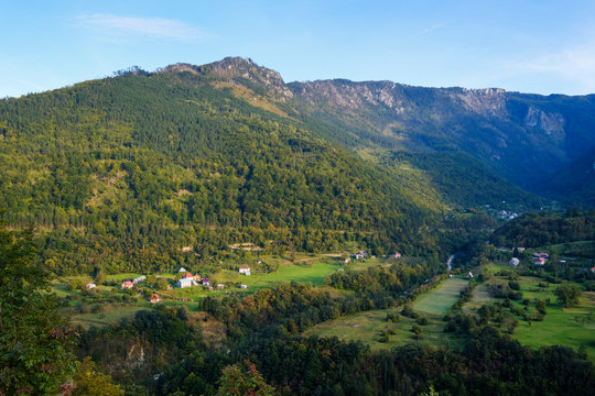 Montenegro, Mojkovac province, Durmitor National Park, Tara Canyon near Bistrica