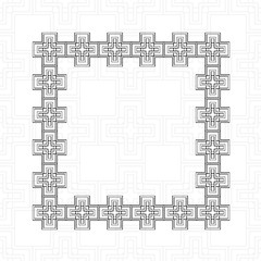 Art deco border frame