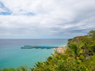 Crash Boat Beach and pier, Aguadilla, Puerto Rico, USA