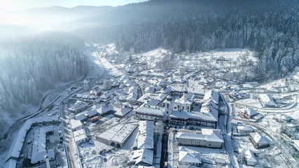Fototapeta na wymiar Moldavia, Romania - Aerial view