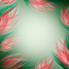 Floral romantic tender background