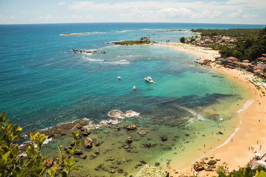 Cafe menu board on the island of Morro de Sao Paulo on the north east  Atlantic coastline of the Bahia Region of Brazil Stock Photo - Alamy