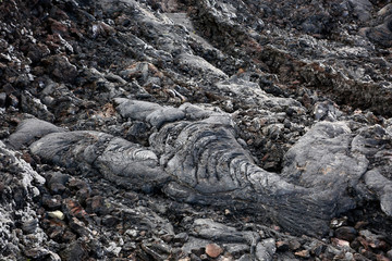 Naturdenkmal der vulkanischen Höhle von Las Palomas
