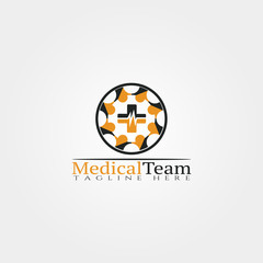 Medical icon template,creative vector logo design