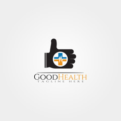 Medical icon template,creative vector logo design