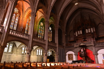 Innenansicht Der Stephanskirchelhausen Mulhouse Frankreich