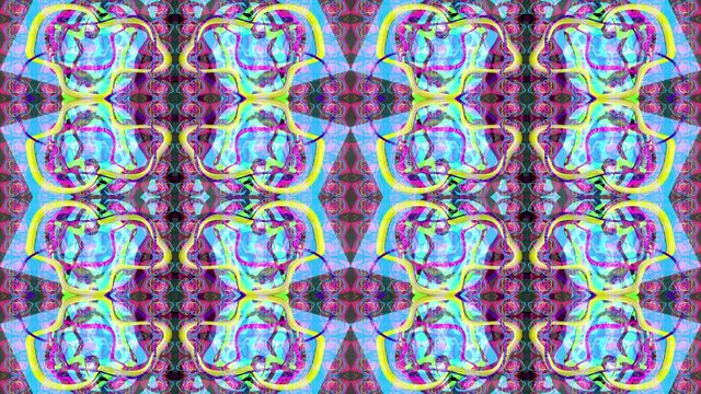 abstract pattern art colourful visuals 3d