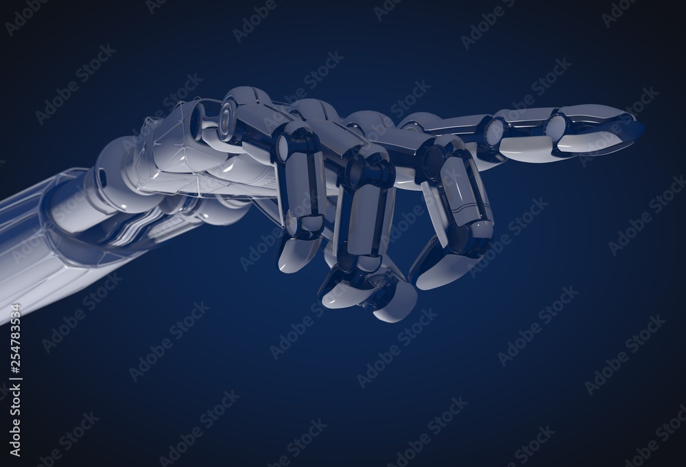 Poster Artificial intelligence Machine Learning Business Internet Technology Concept .