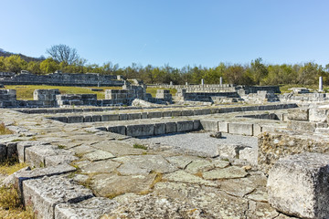 Ruins of medieval city of Preslav, capital of the First Bulgarian Empire, Shumen Region, Bulgaria