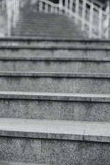 Granite stairs steps background. Construction detail