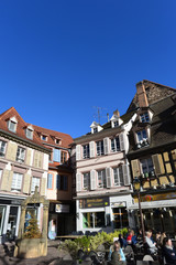 Fototapeta premium Architektura z muru pruskiego w Colmar (Francja)