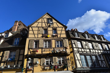 Fachwerkarchitektur in Colmar (Frankreich)