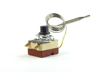 Thermostat kit isolate on white background.