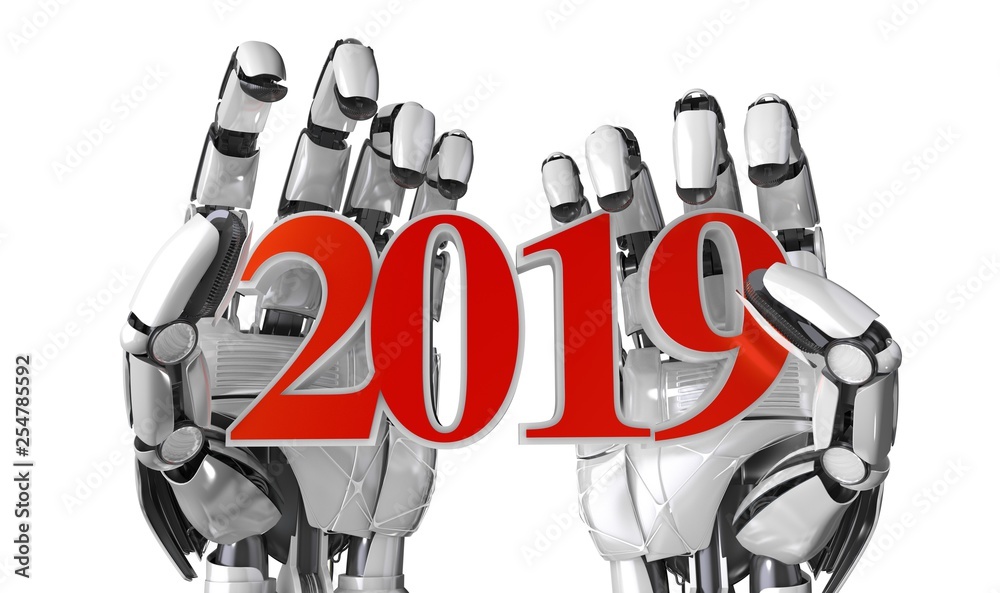 Poster Big data and artificial intelligence concept. Machine learning and cyber mind domination concept in form of women face outline outline with circuit board and binary data flow on blue background..