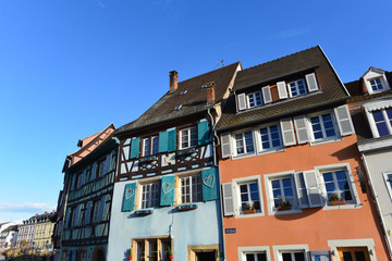 Fachwerkarchitektur in Colmar (Frankreich)